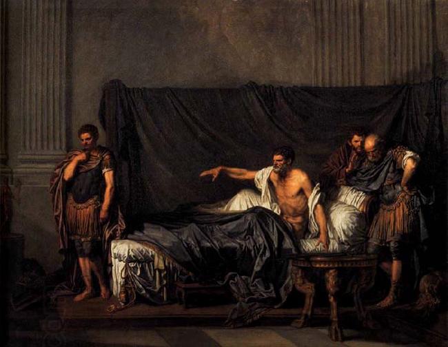GREUZE, Jean-Baptiste Septimius Severus and Caracalla China oil painting art
